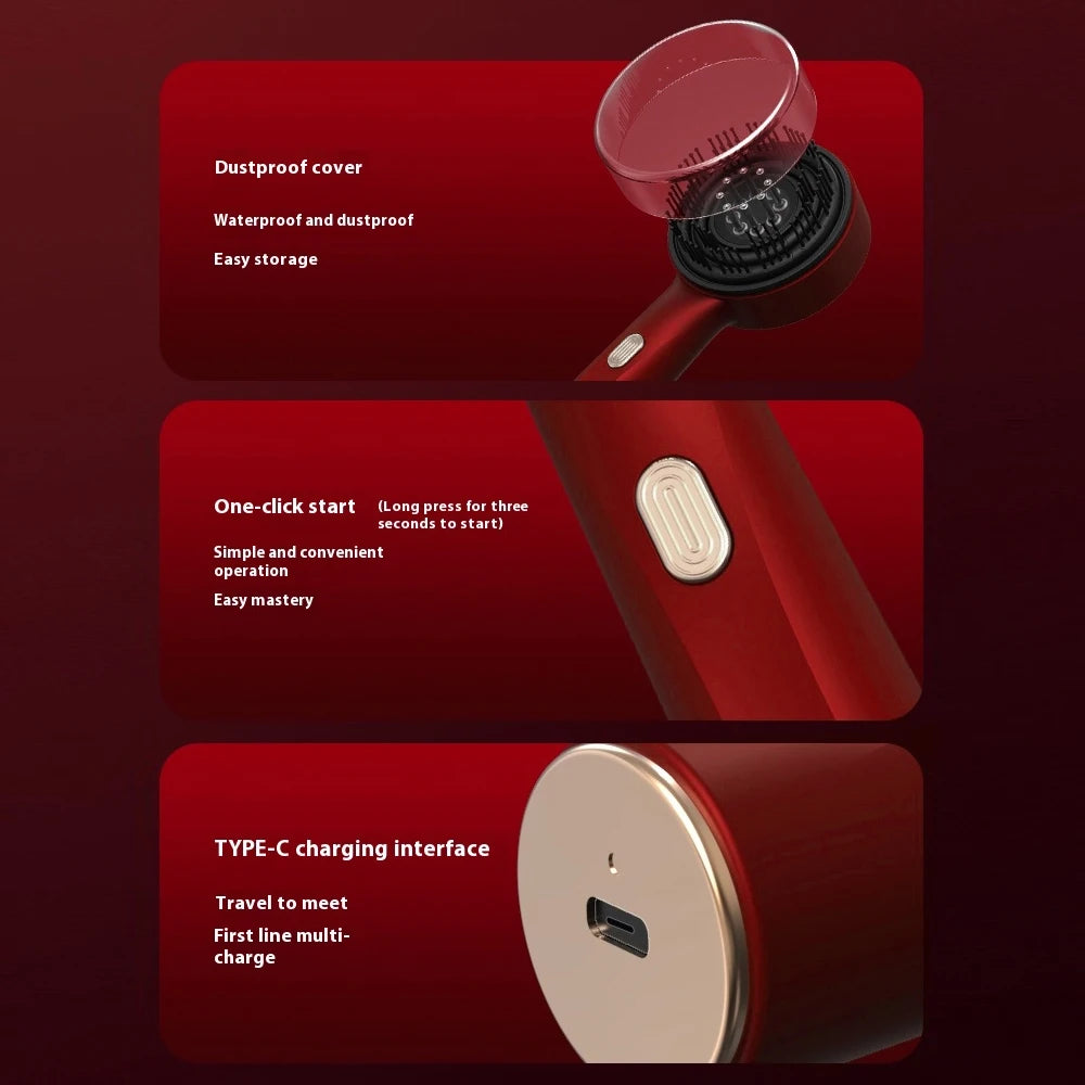 Electric Scalp Massager with Nourishing Oil Infusion