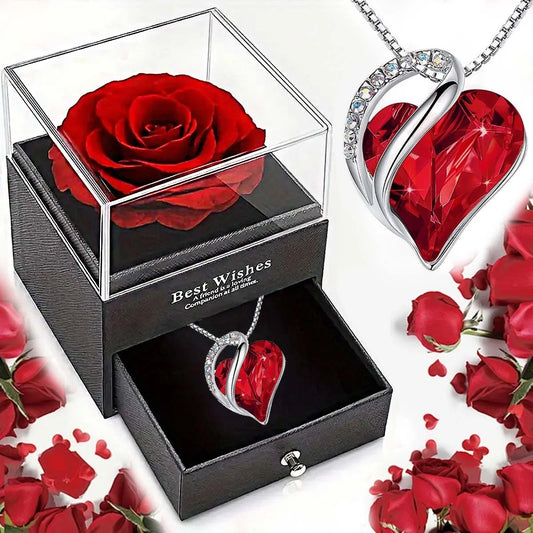 Valentine’s Heart Necklace Gift Box